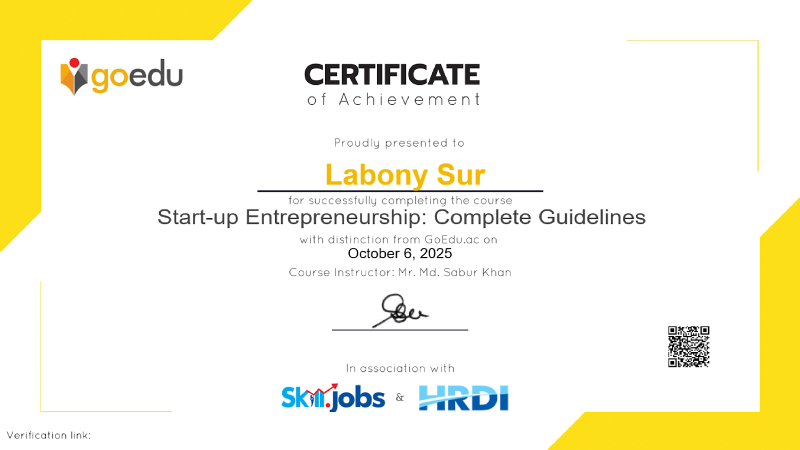 Start-up Entrepreneurship